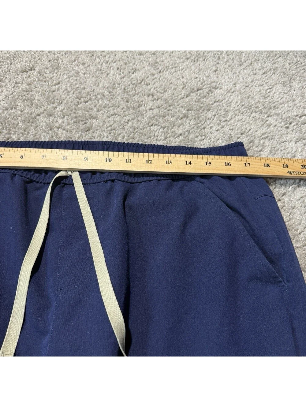 Figs Mens Tansen Jogger Scrub Pants Navy Blue Technical Collection XL Short